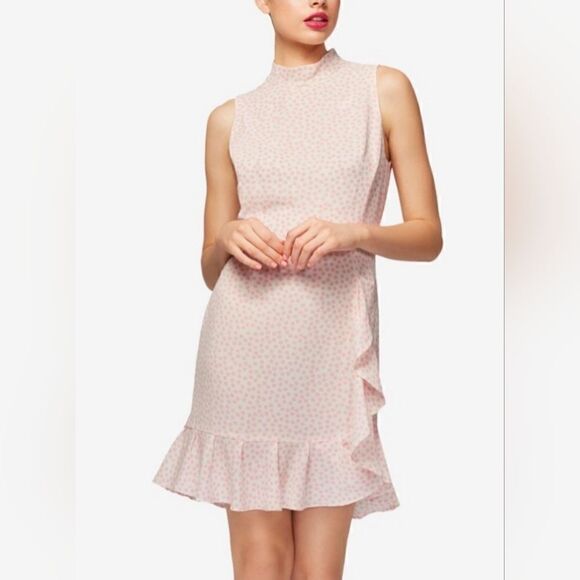 Betsey Johnson light pink polka dot dress - Picture 1 of 9